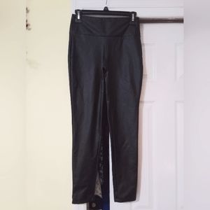 Faux leather pants